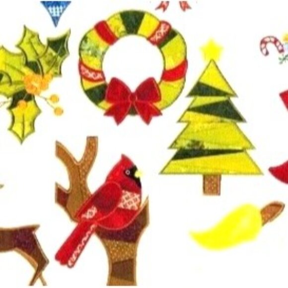 Anita Goodesign Paper Piecing Christmas Full Collection Embroidery Designs - Picture 5 of 10